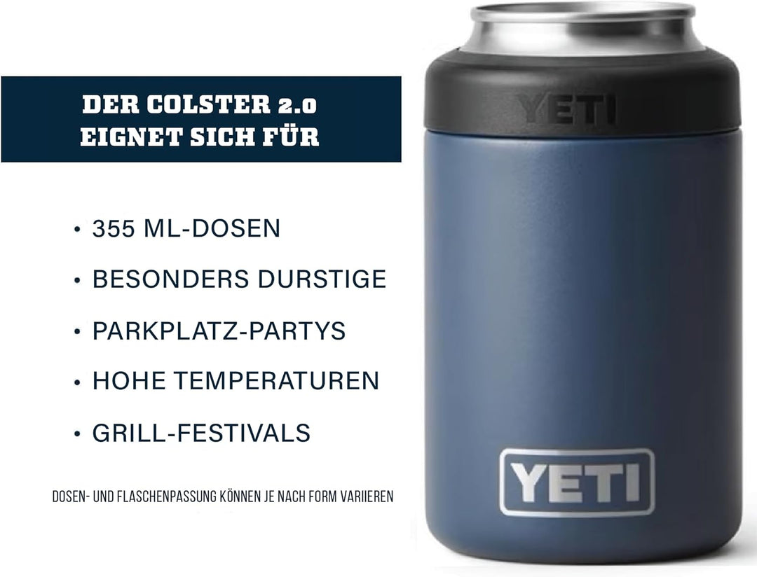 YETI Rambler Colster Dosenisolierer, Navy, 330 ml, Navy