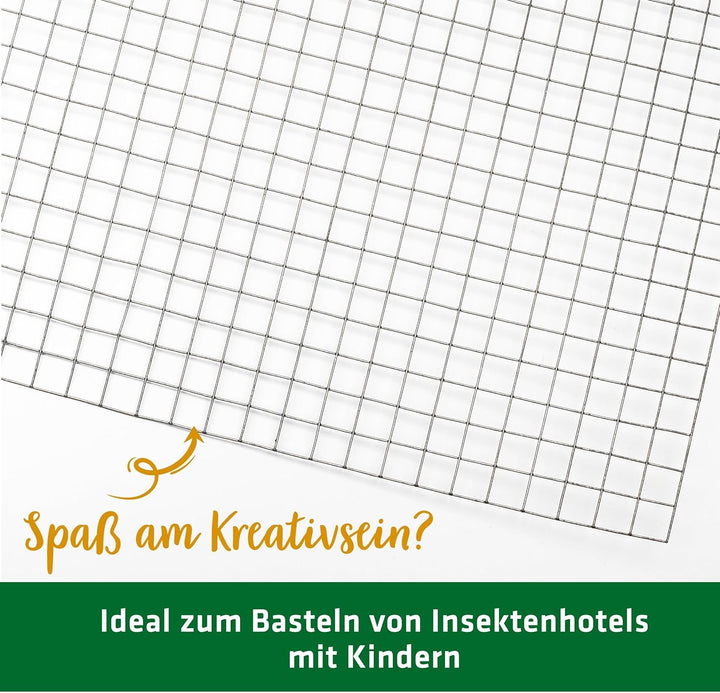 GARDIGO® Drahtgitter- 4 Stück | Insektenhotel Füllmaterial | Nisthilfe für Insektenhaus, Bienenhotel
