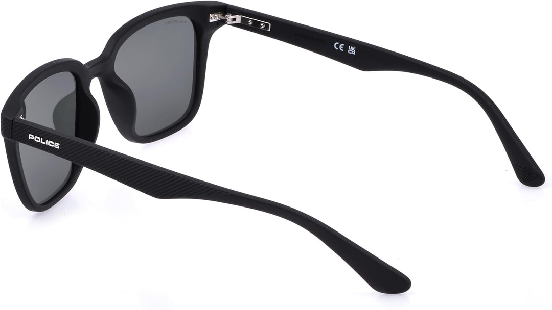 Police Unisex Sunglasses 52 Mattes Schwarz, 52 Mattes Schwarz