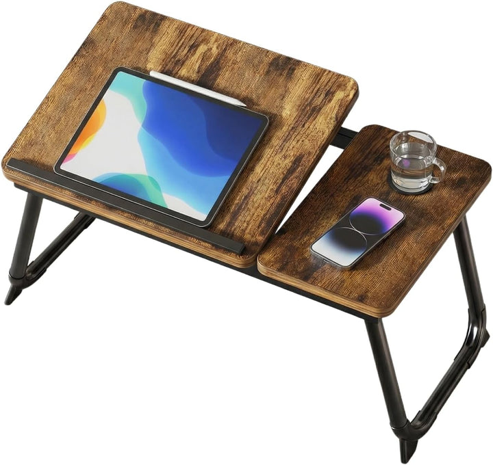 Faltbare Laptoptisch Klappbar Notebooktisch Betttisch Betttablett Notebook Laptoptisch mit Getränkeh