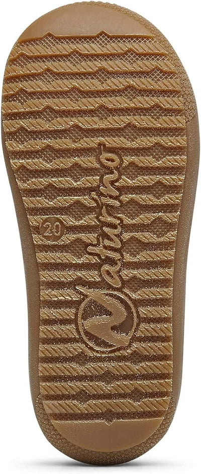 NATURINO Lauflernschuhe mit Wollfutter, Cognac