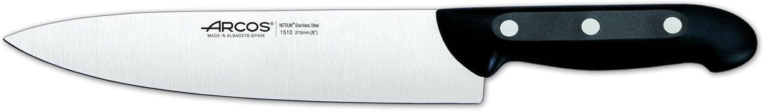 ARCOS Küchenmesser-Set mit 5 Teilen aus Nitrum Edelstahl - Professioneller Messerblock, Ergonomische