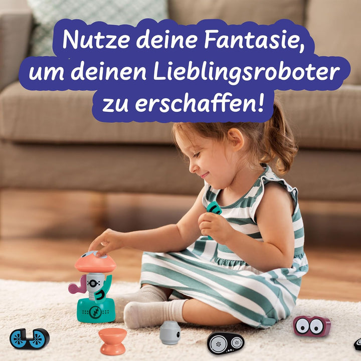 Science4you DIY Magnetische Roboter für Kinder – Magnetbaustein-Set Perfekt zum Stapeln, Magnetspiel