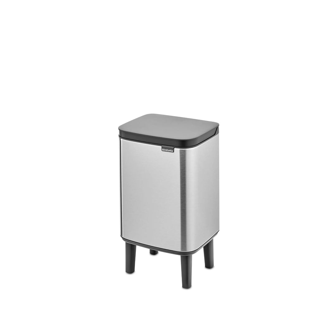 Brabantia - Mülleimer Bo Hi 4L mit Soft-Close-Deckel, herausnehmbarem Inneneimer und Transportgriff