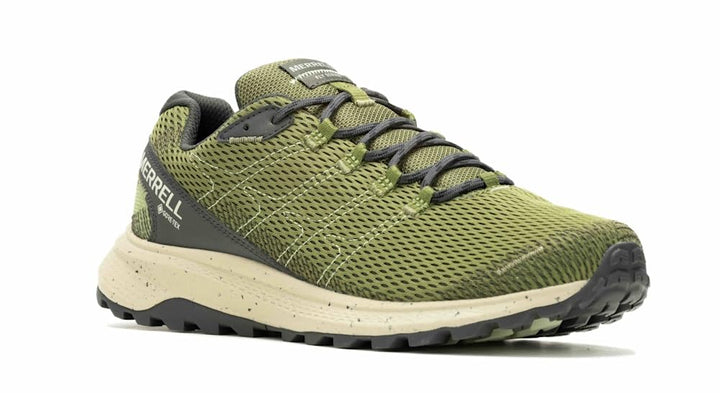 Merrell Herren Fly Strike GtxSneaker 43 EU Avocado Beluga, 43 EU Avocado Beluga