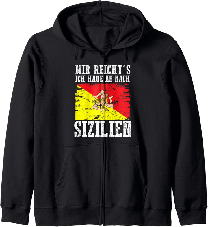 Sicilia Sizilien Sizilianer Kapuzenjacke
