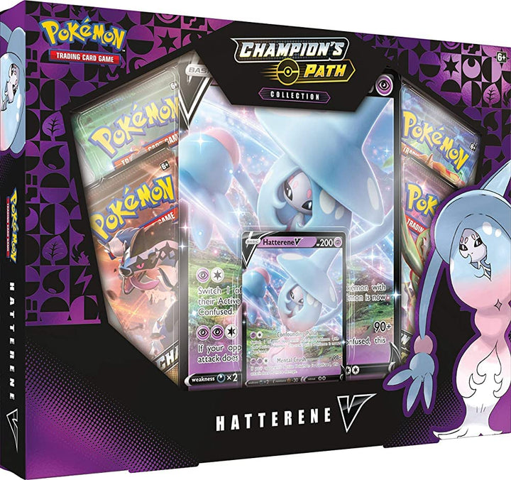 Pokémon Champion's Path Hatterene V Collection Box Hatterene V-Box, Hatterene V-Box