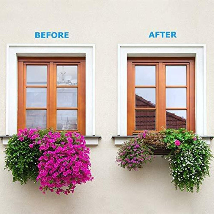 Ambiance Sticker Blackout One-Way-Wandkunst mit Spiegeleffekt, atemberaubende Fensterabdeckung, Anti