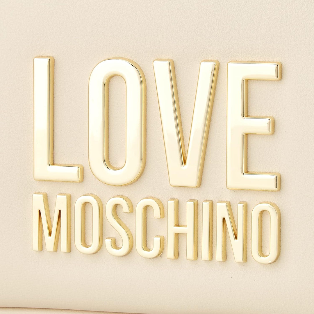 Love Moschino Damen Schultertasche Weiss, Weiss