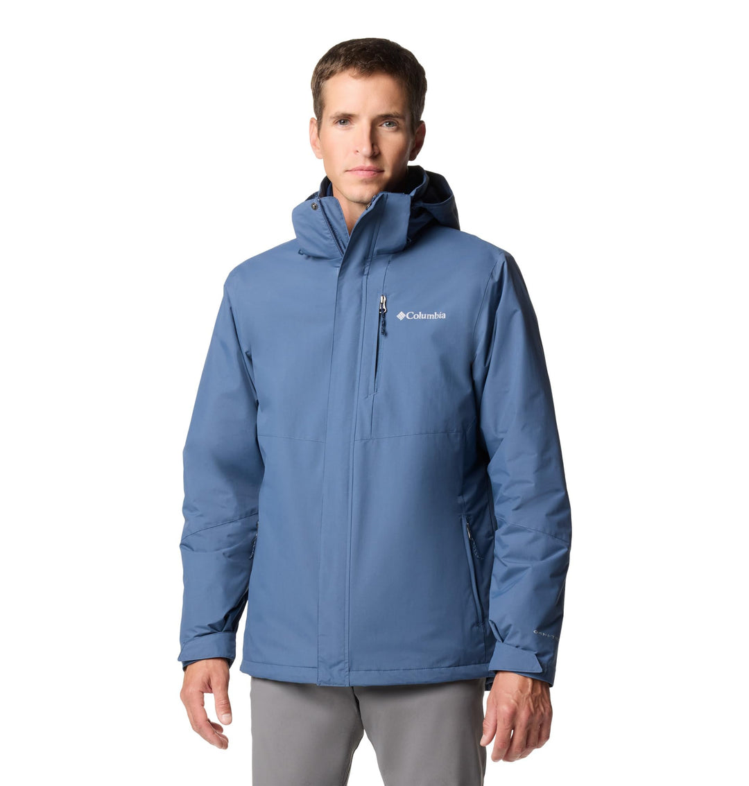 Columbia Herren 3 In 1 Jacke, Schwarz, L Element Blocker 3 Interchange Jacket L Dark Mountain, Eleme