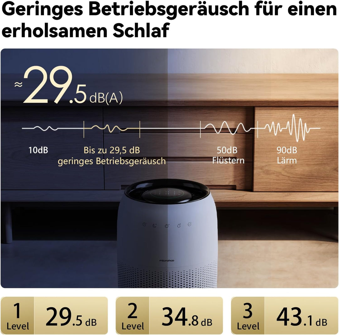 Kaltverdunstungs-Luftbefeuchter Raumbefeuchter ohne Nebel, Nebelfrei, Verdunster für Allergiker, & S