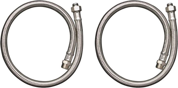 hansgrohe Zubehör, Anschlussschlauch Set für 2-Loch Wannenrandarmatur mit Thermostat, Mehrfarbig