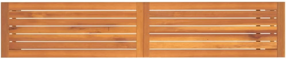 vidaXL Gartenbank 180x35x45 cm Massivholz Akazie 180 x 35 x 45 cm, 180 x 35 x 45 cm