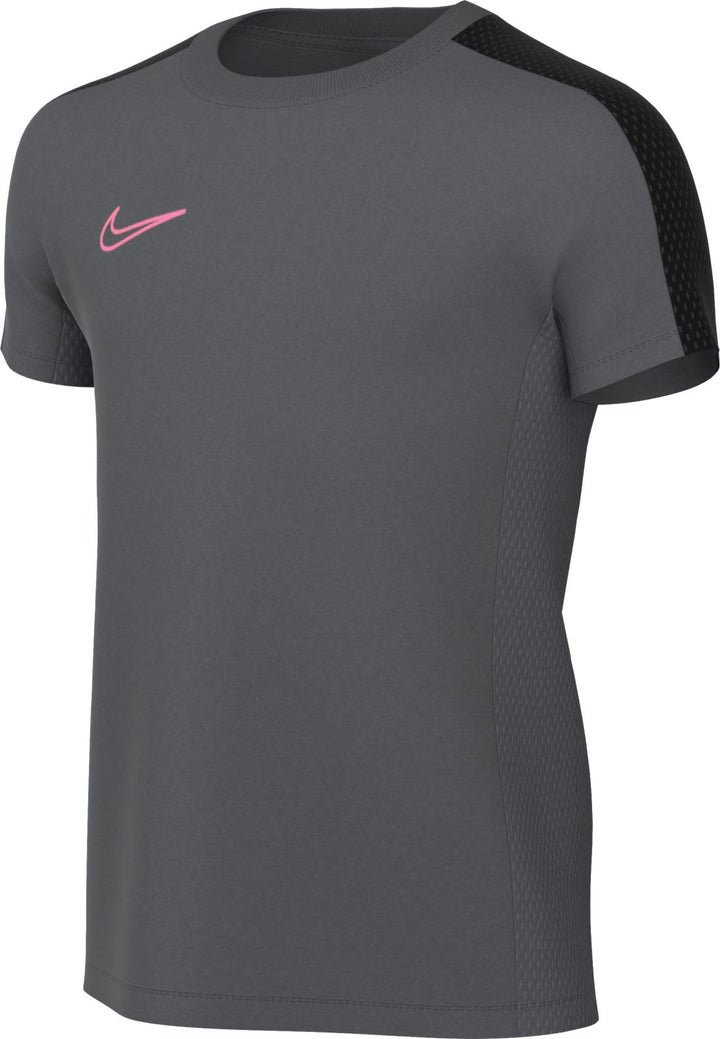 Nike Unisex Kinder T-Shirt Df Acd23 7-8 Jahre Iron Grey/Black/Sunset Pulse, 7-8 Jahre Iron Grey/Blac