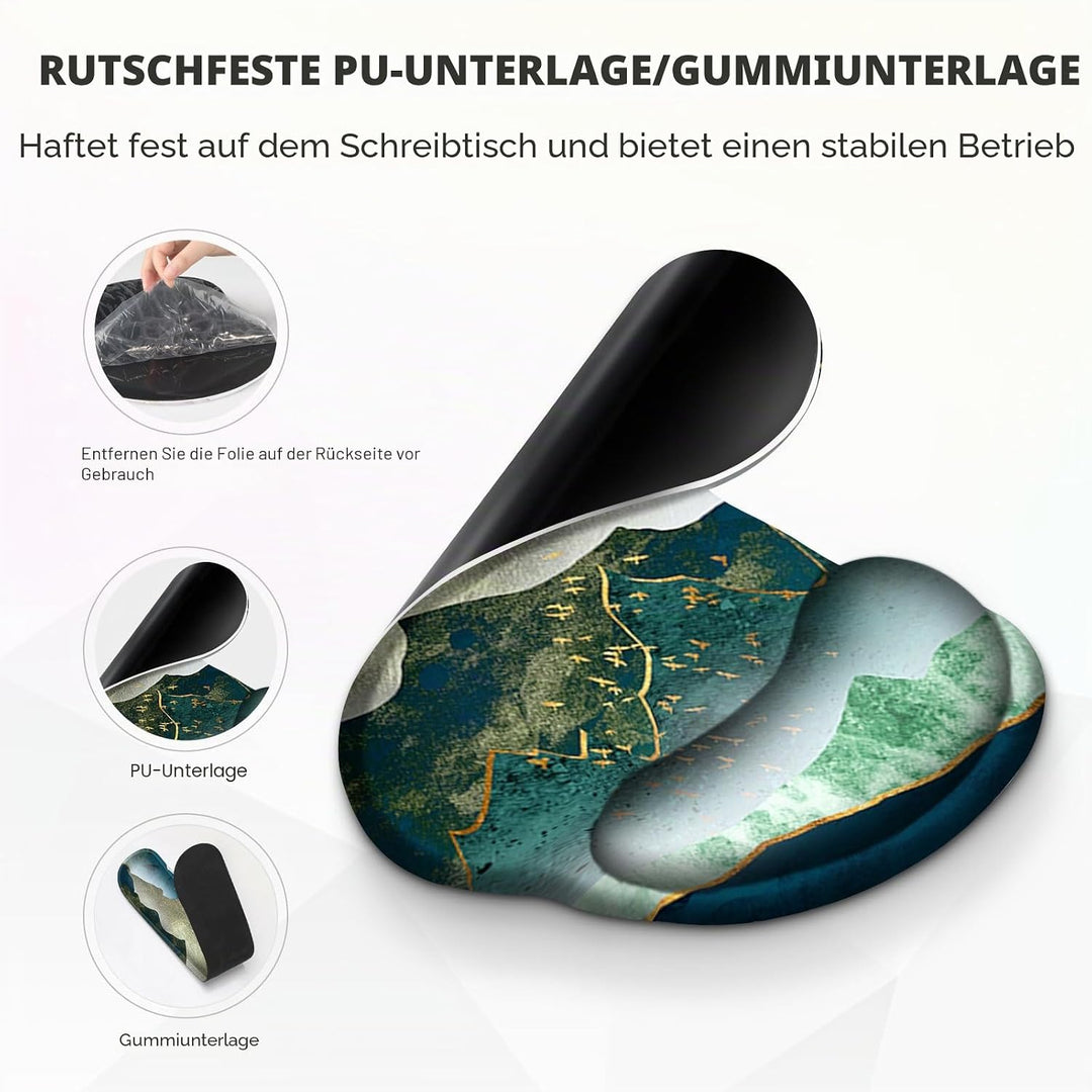 Gaming-Mauspad, grosse Schreibtischunterlage, niedlicher Schreibtischunterlage, 4-in-1 XXL-Mauspad +