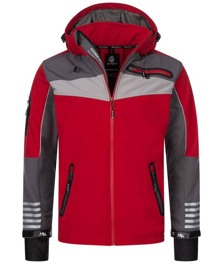 Rock Creek Herren Softshell Jacke Outdoor H-288 XXL Rot, XXL Rot