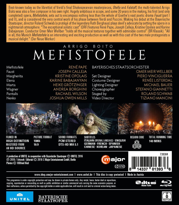 Boito: Mefistofele (München, 2015) [Blu-ray], Blu-ray