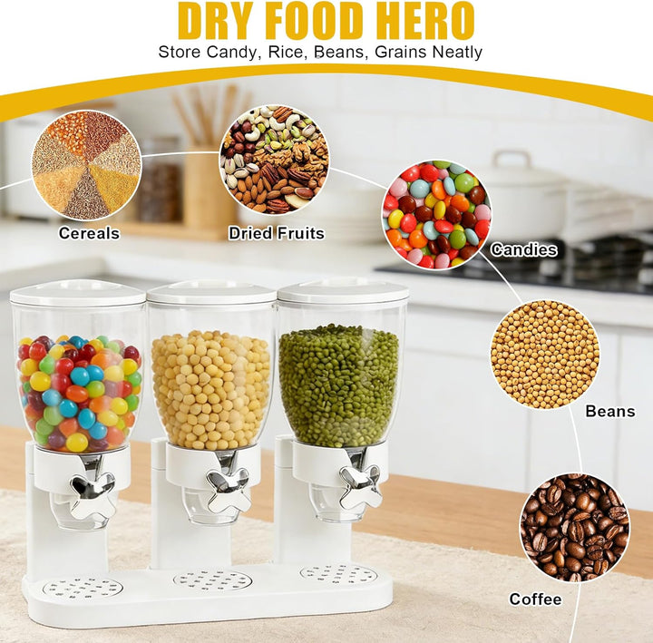 Cereal Dispenser 2L Luftdichter Müslispender für die Organisation des Küchenvorratsraums, Müslispend