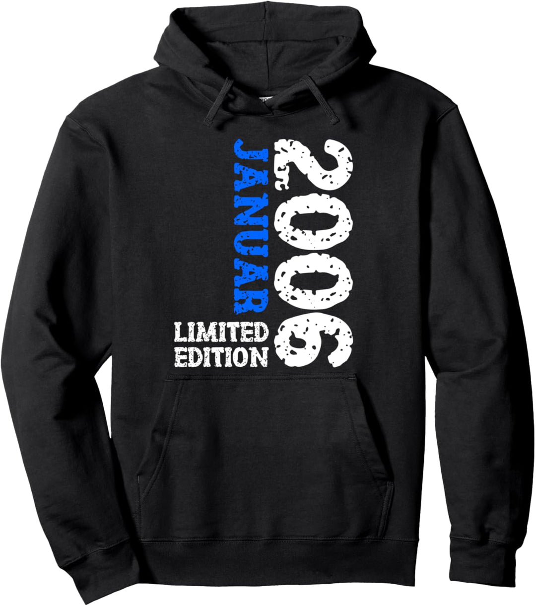 17. Geburtstag Frauen Männer Limited Edition Januar 2006 Pullover Hoodie