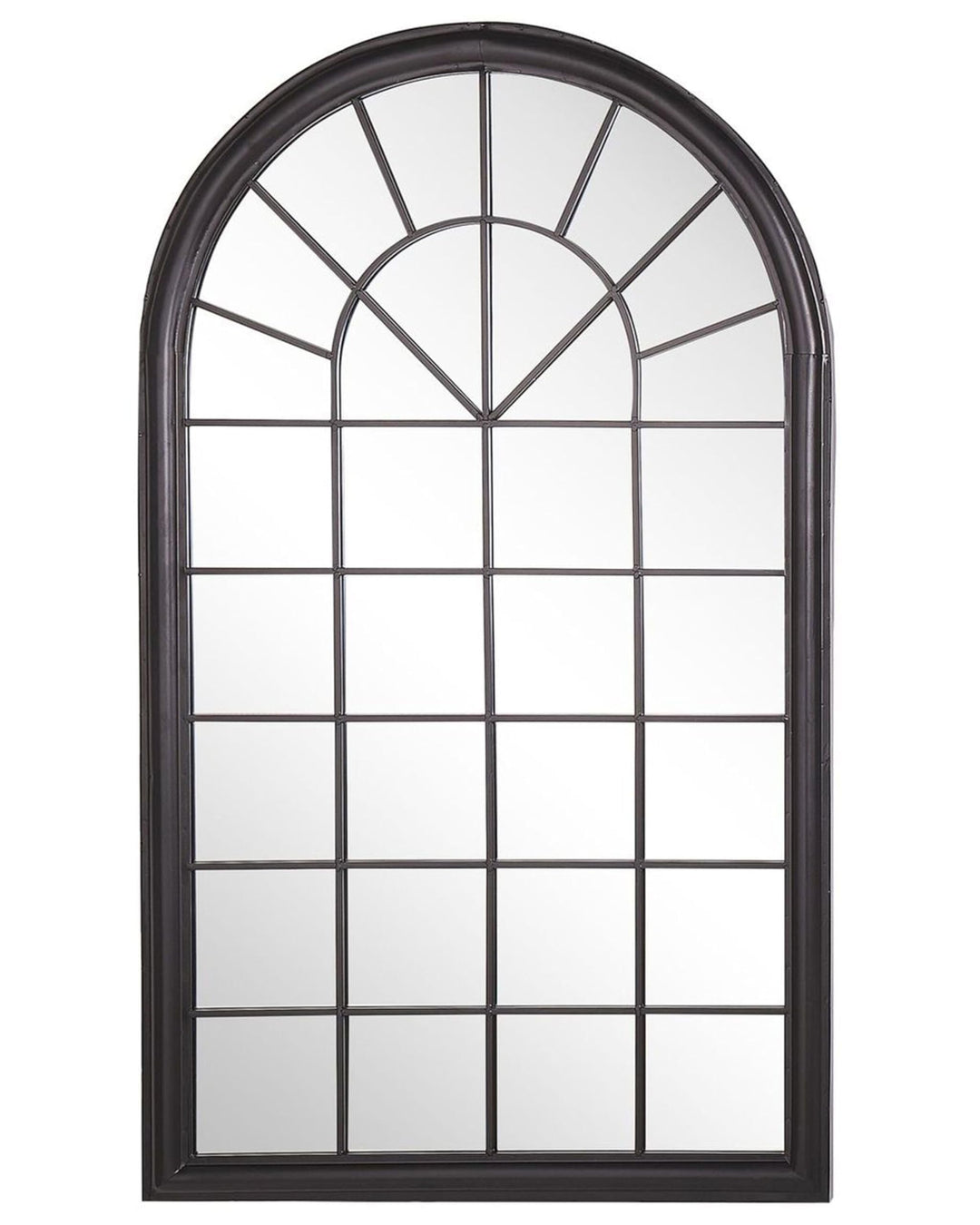 Schwarzer Wandspiegel im gotischen Look 77 x 130 cm Trevol