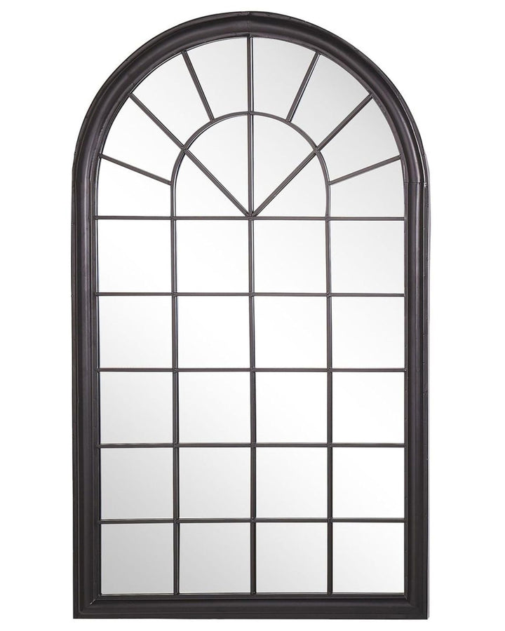 Schwarzer Wandspiegel im gotischen Look 77 x 130 cm Trevol