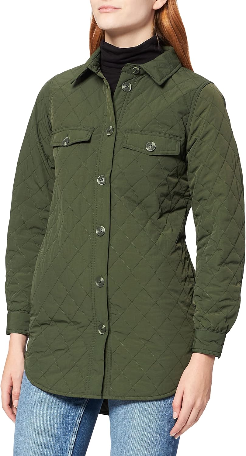 Damen Objrandy Vera Jacket Noos Jacke, Forest Night