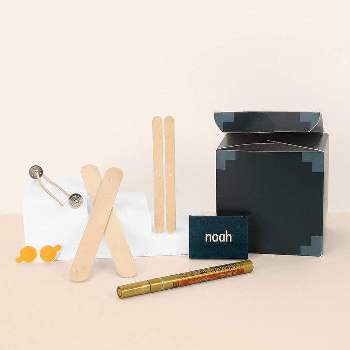 noah Kerzen Selber Machen Set – Enthält Kerzenwachs, ätherisches Öl, Docht, Geschenkbox – Stellen Si