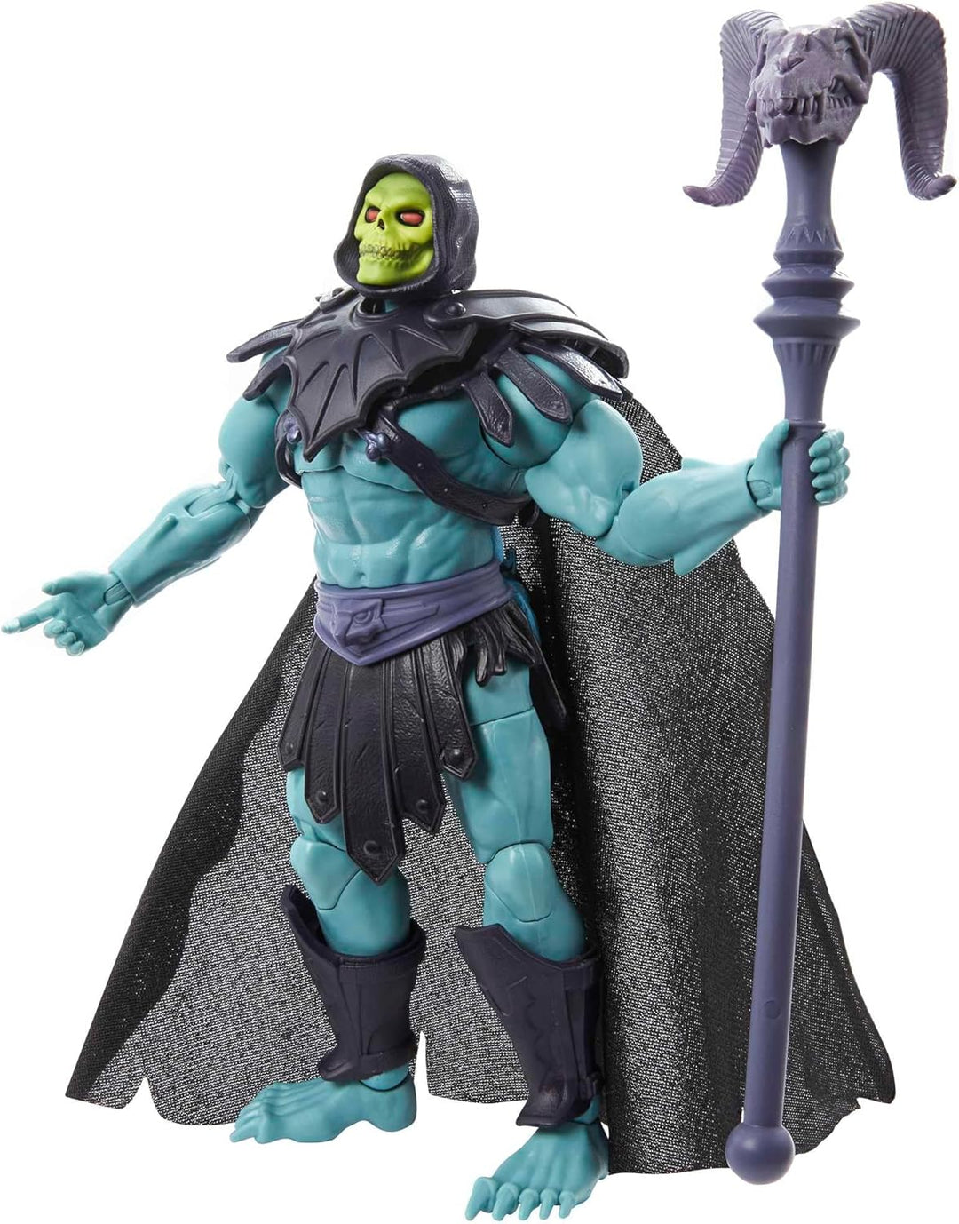Masters of the Universe Masterverse New Eternia Barbarian Skeletor Action Figure with Accessories, 7