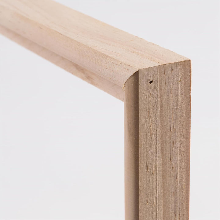 2 SCHATTENFUGENRAHMEN für KEILRAHMEN 30x40 cm | Schattenfugen Bilderrahmen für Leinwände auf Keilrah