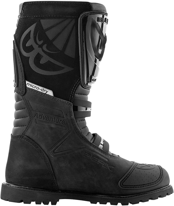 Berik All Terrain Adventure wasserdichte Motorradstiefel 40 EU Schwarz, 40 EU Schwarz