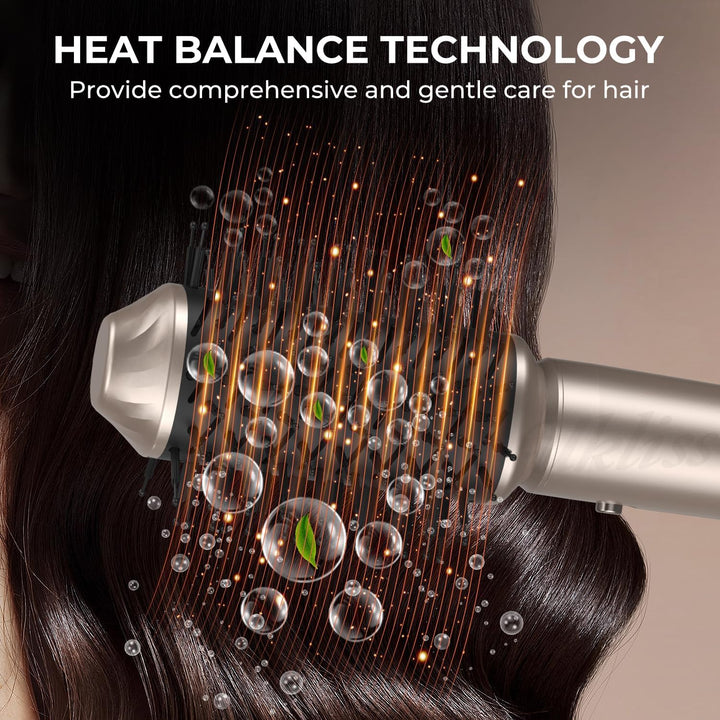 Hairstyler 6 in 1 Air Styler mit Diffusor 6 in 1 Haarstyler Heizbürste Haartrockner Föhn Rundbürsten