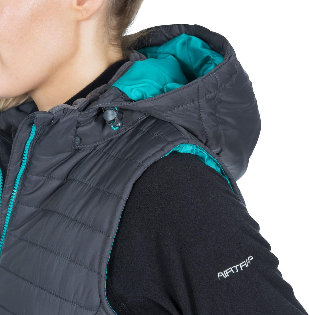 Trespass Damen Aretha Warme Gepolsterte Jacke Mit Abnehmbarer Kapuze (1er Pack) XXS Carbon, XXS Carb