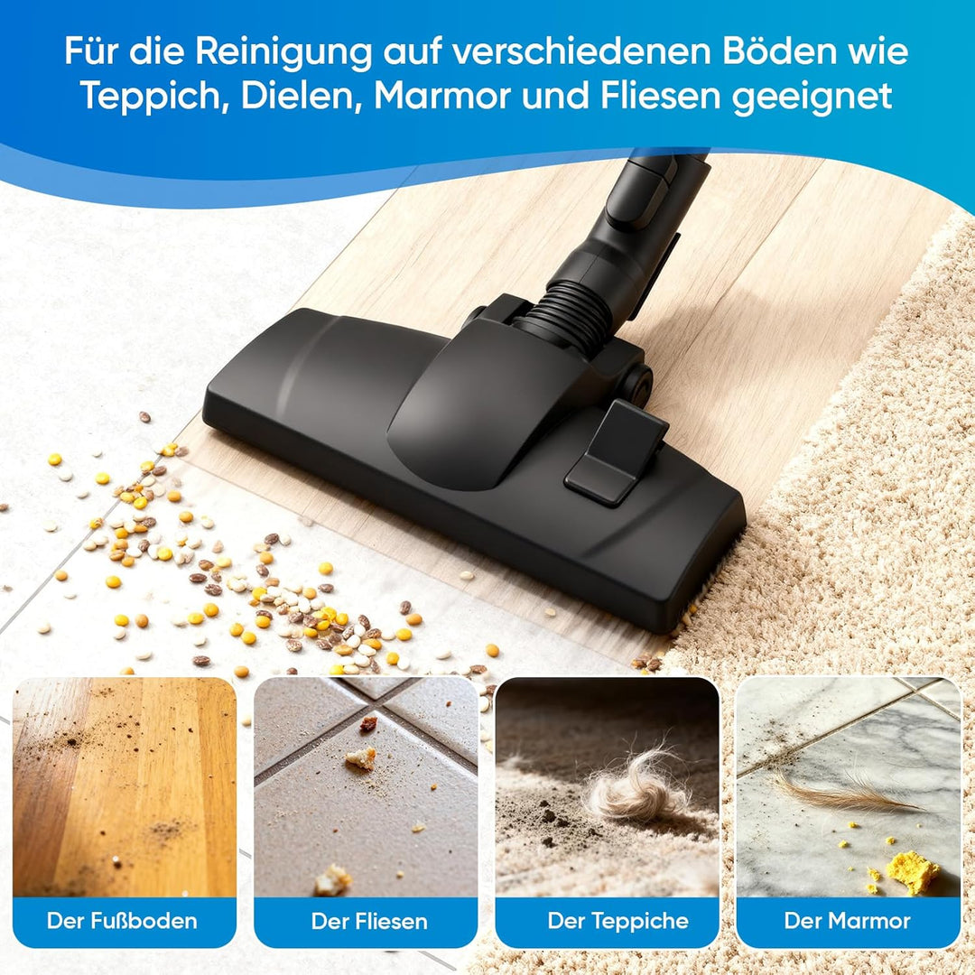 35mm Staubsaugerdüse Bodendüse Kompatibel mit Miele Staubsauger S8,S6,S5,S4,S2, S1,C1,C2,C3,H1, Comp