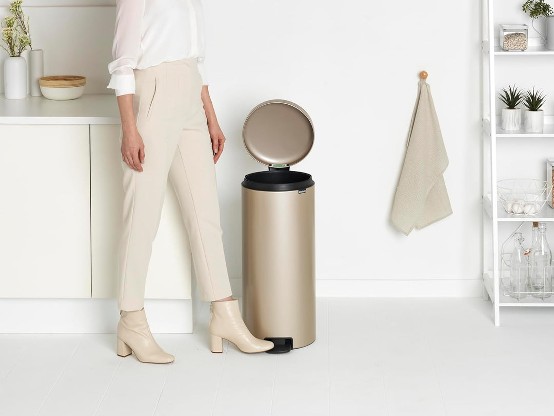 Brabantia Treteimer, Champagne, 30 l 30 Liter Champagne, 30 Liter Champagne