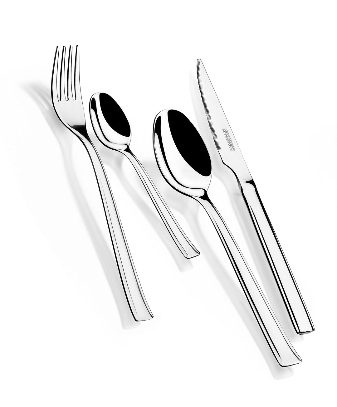 Monix Europa - 24 Stück aus Edelstahl 18 / c mit Steakmesser bedeckt. Kotelettstränge Set 24 piezas,