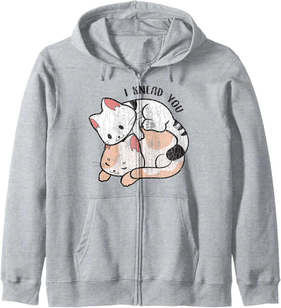 Lustiges Niedliche Katzen Kneten Design für Ihn Sie Kapuzenjacke