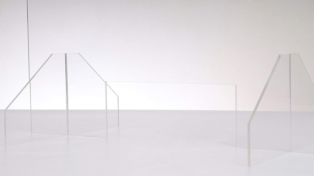 Queence | Hochwertiger Spuckschutz aus Acrylglas | Ideal für Verkaufs-/ und Empfangstresen | Thekena