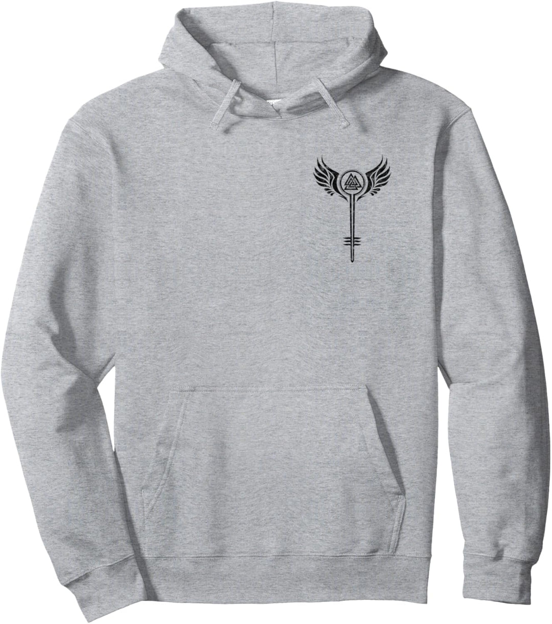 Walküre Schildmaid Symbol Valknut Wikinger Odin Viking Pullover Hoodie