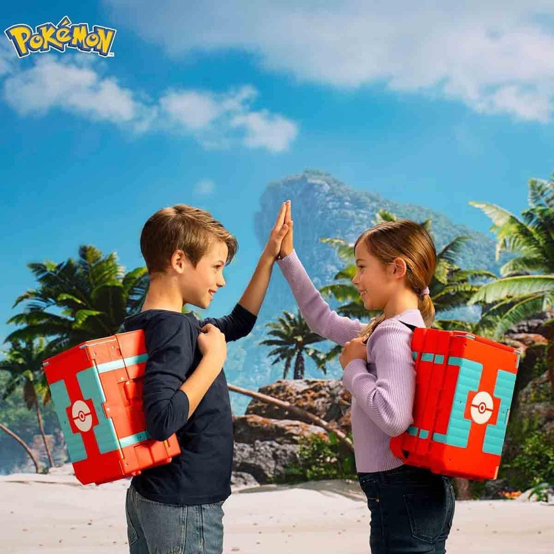 Pokémon PKW3424 - Tragbares Spielset - Strand-Arena, offizielle zusammenklappbare Spielwelt mit Pika