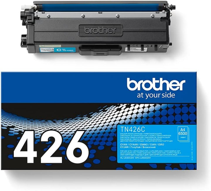 Brother Original Super-Jumbo-Tonerkassette cyan (für Brother HL-L8360CDW, MFC-L8900CDW) 6500 Seiten