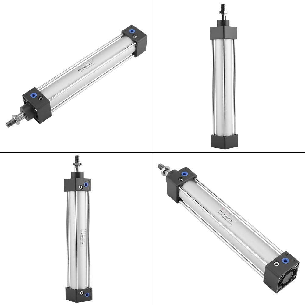 Pneumatikzylinder, 32 mm Bohrung 200 mm Hub Pneumatikzylinder Doppelwirkend und Einzelstangen Arbeit