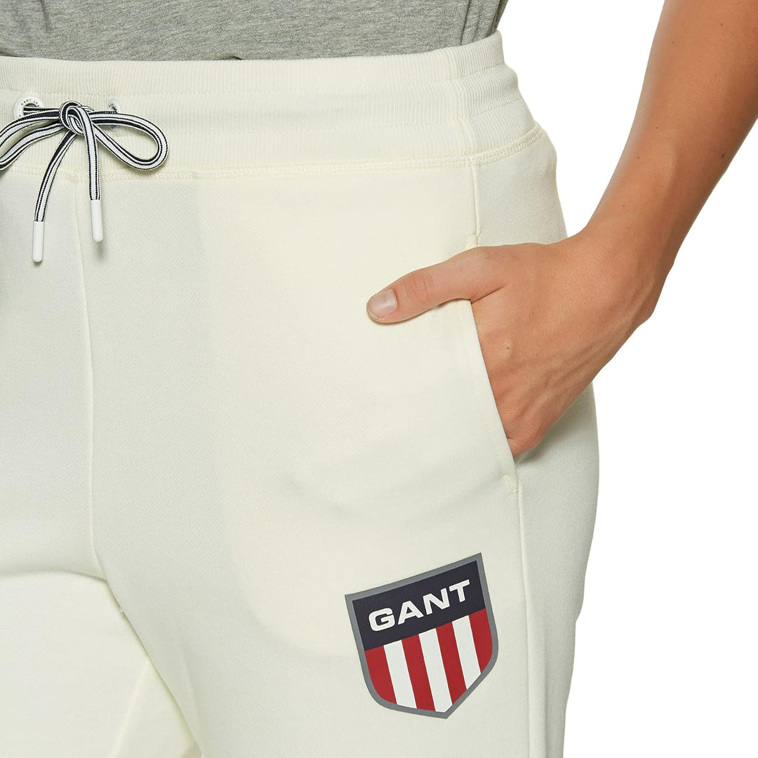 GANT Damen Freizeithose XL Eggshell, XL Eggshell