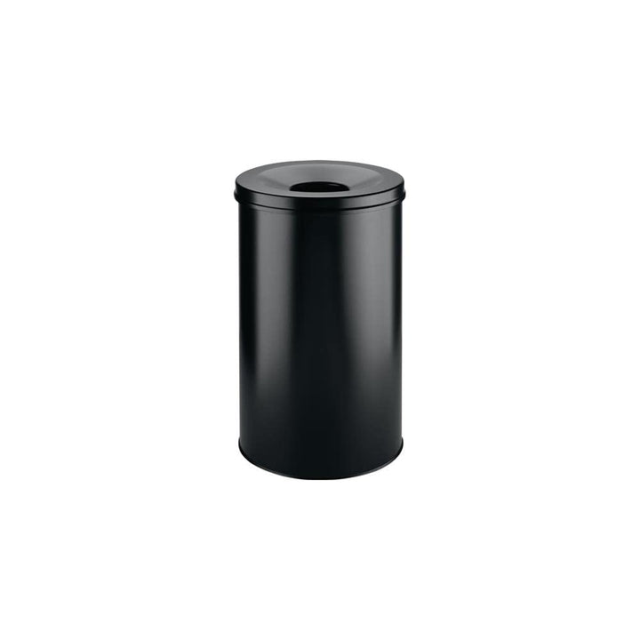 Durable Papierkorb Safe rund, selbstlöschender Deckel, 60 Liter, schwarz, 330701 schwarz 60 Liter, s