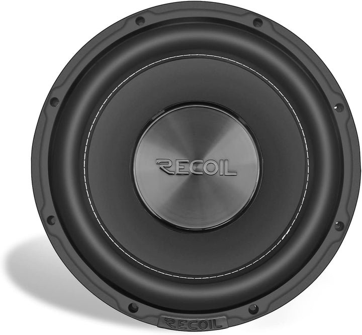 RECOIL IRW8D4 Auto Subwoofer 8 Zoll (20cm) Dual 4 Ohm 400W | 200W RMS, 2" 4-Lagen Schwingspule, Comp