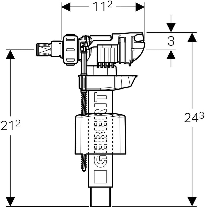 Geberit 240.783.00.1 Schwimmerventil