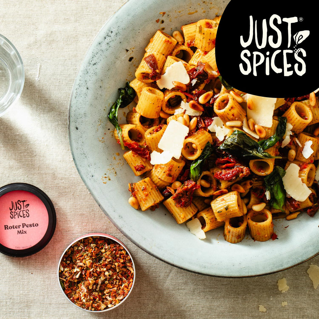 Just Spices Pasta Gewürzbox I 6 Gewürzmixe für Pasta, Sossen & italienische Klassiker I In Geschenkb