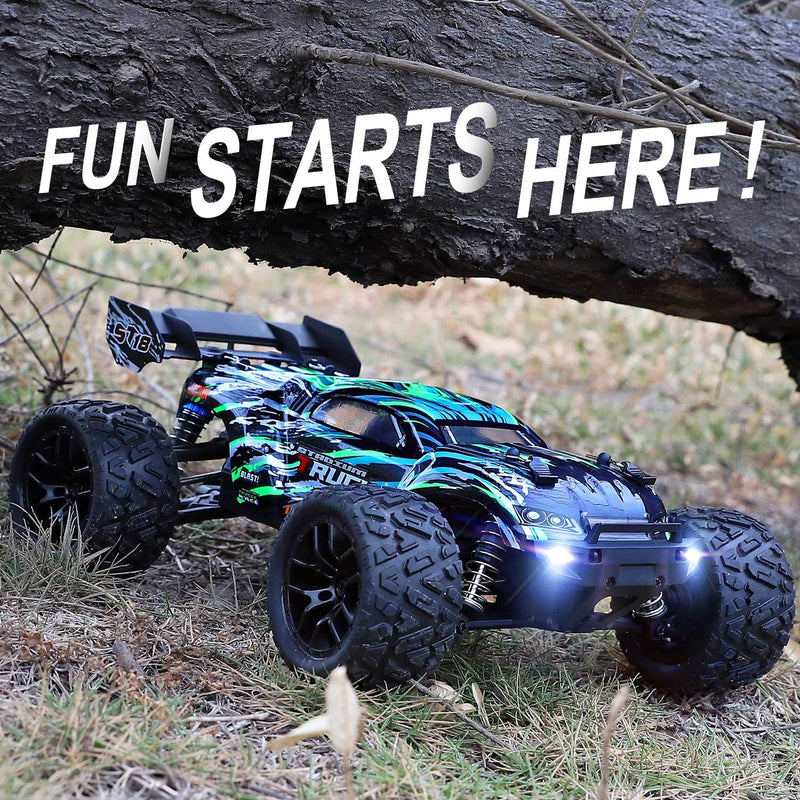 HAIBOXING Ferngesteuertes Auto, 2,4 GHz 1:18 Proportional 4WD 36+ km/h Hobby RC Auto Offroad Monster