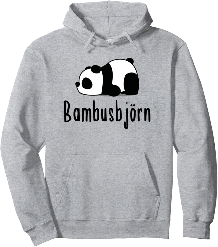 Panda heisst auf Isländisch Bambusbjörn Pullover Hoodie
