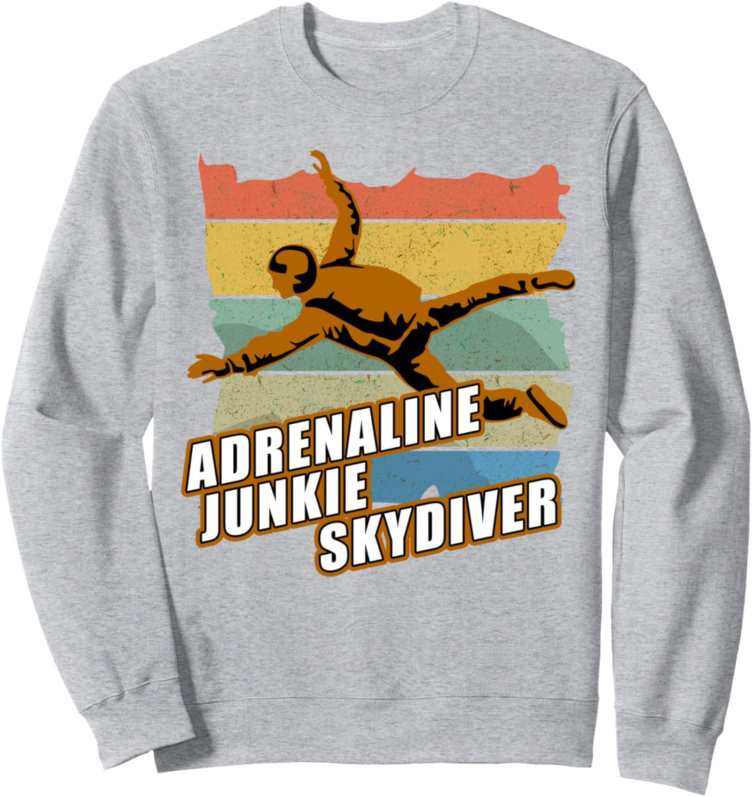 Adrenaline Junkie Fallschirmspringer Sweatshirt
