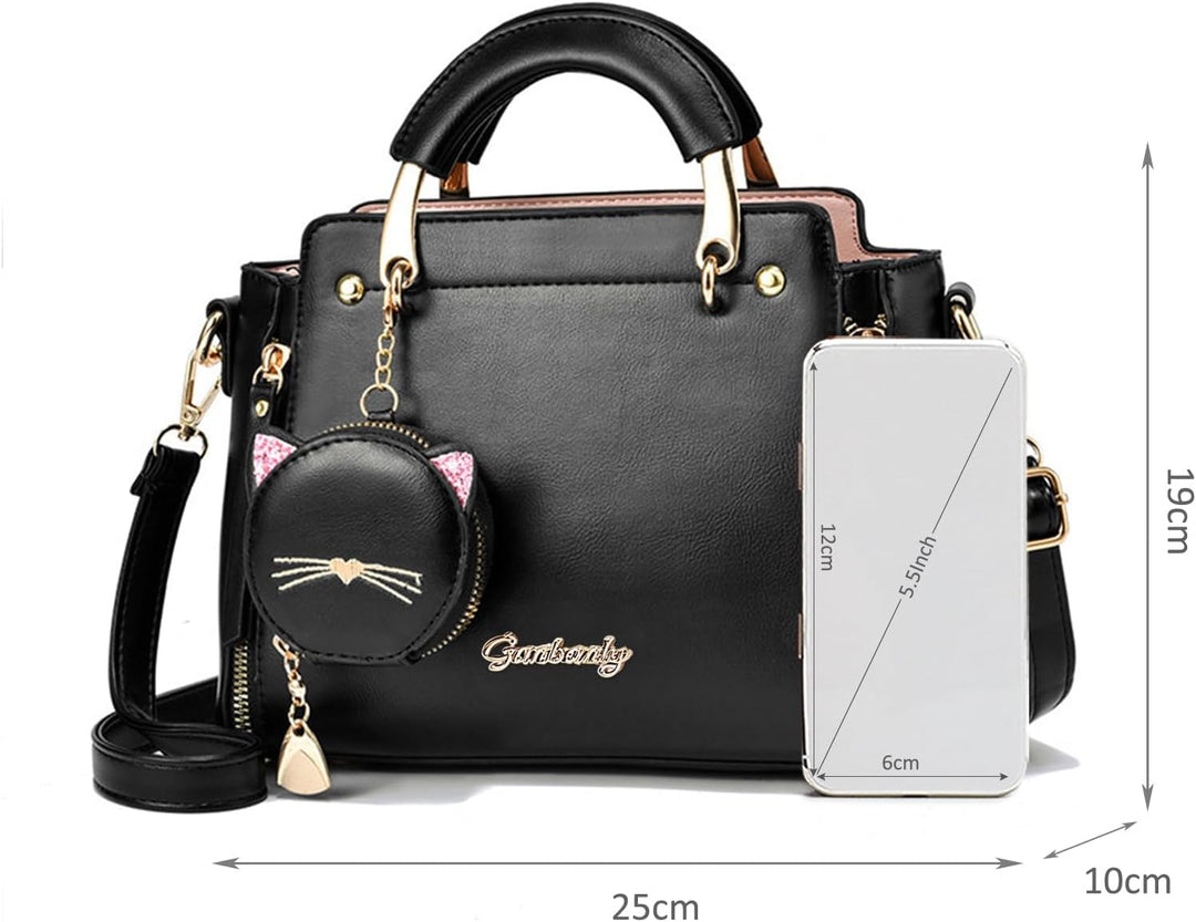 NICOLE & DORIS Frauen Umhängetasche Klein Tasche Mode Handtaschen Damen Kuriertaschen Handytasche Mä